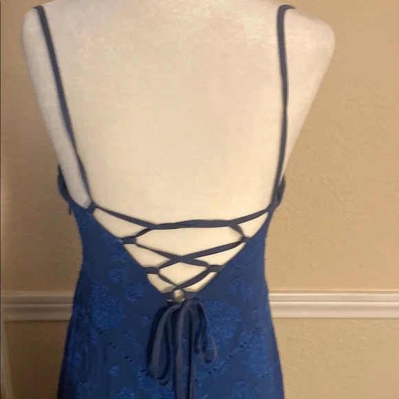 Princess Polly Navy Blue South of France Maxi Dress - Picture 2 of 12